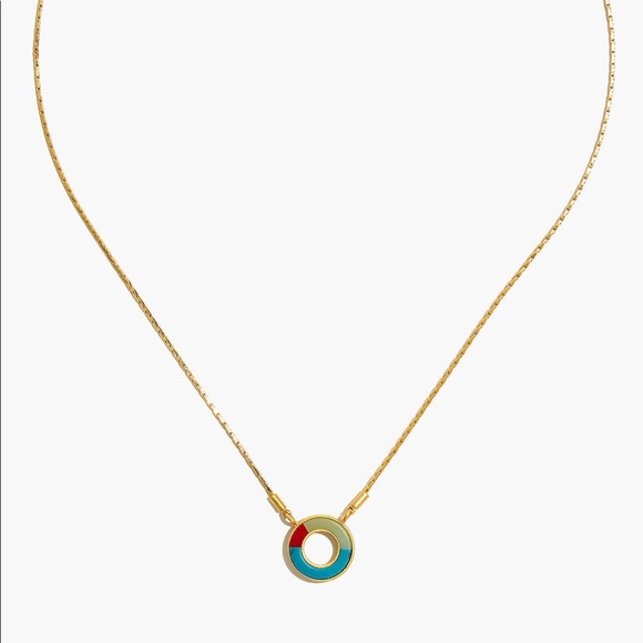 Madewell Jewelry - NWT 🌟 RARE Desert Sunset Circle Necklace